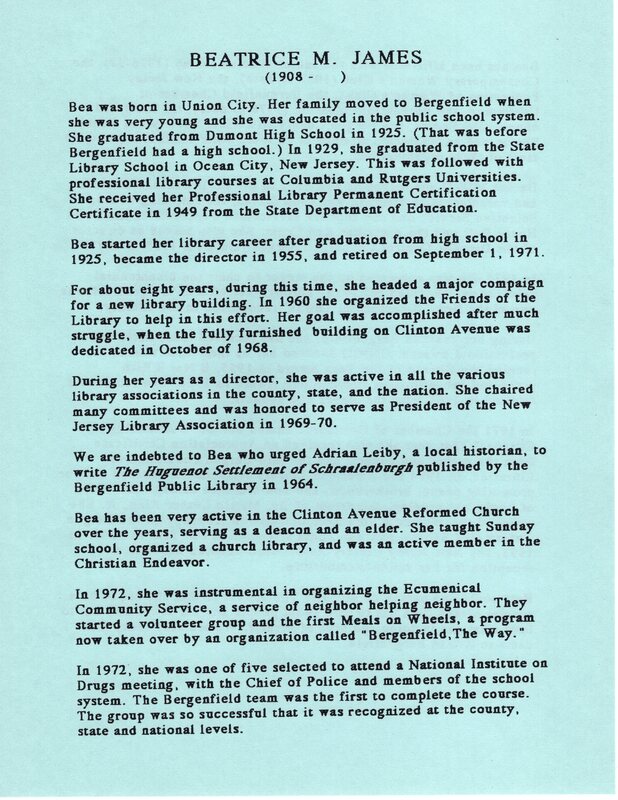 Bergenfield Hall of Fame list of first 30 HOF members foreward by Betty Schmelz and biographies 18.jpg