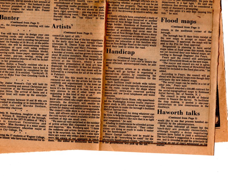 “Artists’ Directory is Ready,” (newspaper clipping) The Sunday Post, Dec. 11, 1977 P2 bottom.jpg