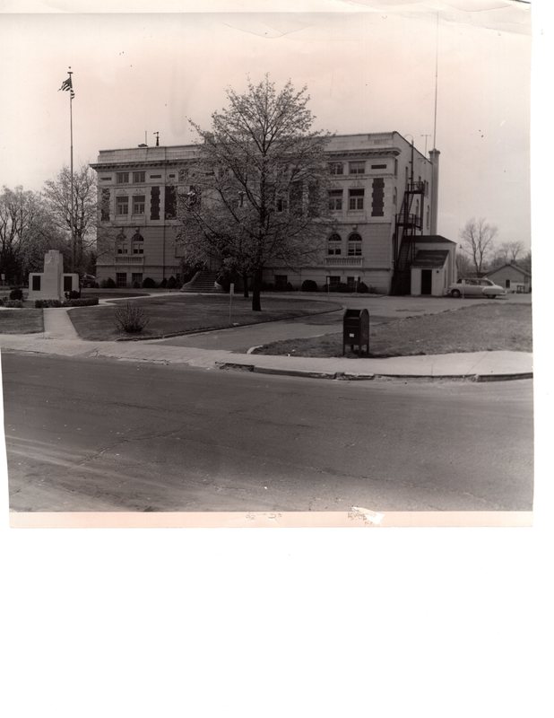 Black and white photograph 8 x 8 Borough Hall exterior 1960.jpg