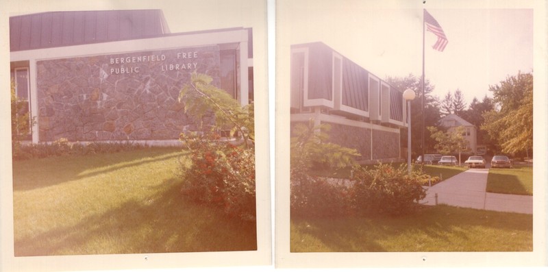 Colored photographs Bergenfield Public Library exterior undated.jpg