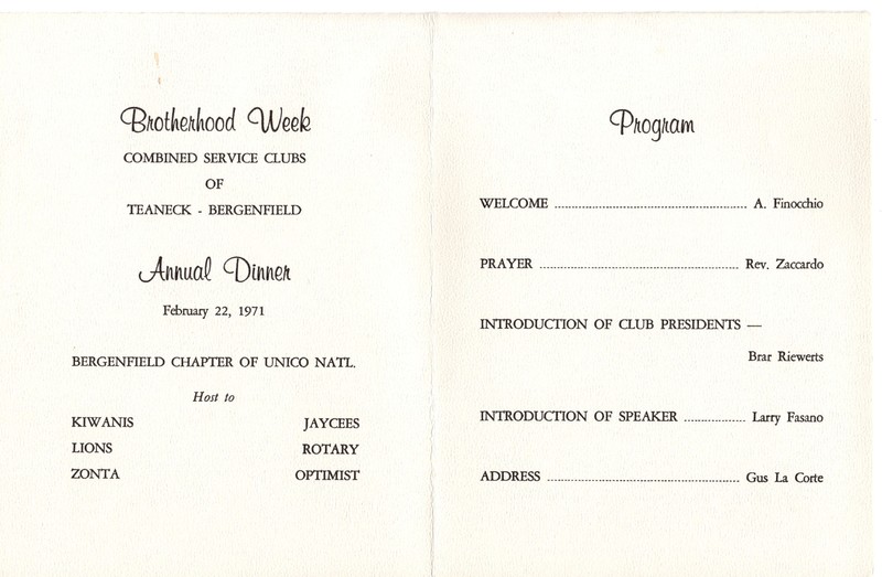 Brotherhood Week Combined Service Clubs of Teaneck Bergenfield program Feb 22 1971 2.jpg