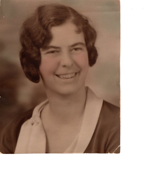 1 black and white photograph 7 x 9 Bea James in her twenties.jpg