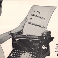 To the Taxpayers of Bergenfield 1955