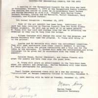 Bergenfield Council for the Arts minutes November 7 1979.jpg