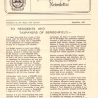 Bergenfield Newsletter September 1997