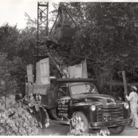 1 black and white photograph 8 x 10 Public Works Department tearing down home undated 2.jpg