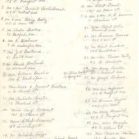 Handwritten and typed list of 50 year Bergenfield residents draft P3 front.jpg