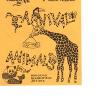 Sixth Annual Reception “Carnival of the Animals” program, November 23, 1980<br /><br />
