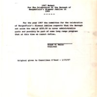 Cover letter 1967 Budget for the Celebration of the Borough of Bergenfield Diamond Jubilee in 1969.jpg