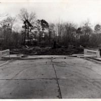 Black and white photographs 8 x 10 of a Public Works Department project