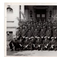 1 black and white photograph (8 x 10) Bergenfield Fire Department, 1952.jpg