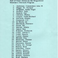 Bergenfield Hall of Fame list of first 30 HOF members foreward by Betty Schmelz and biographies 2.jpg