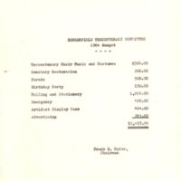 Bergenfield Tercentenary Committee 1964 Budget.jpg