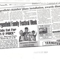 Bergenfield Chamber Plans Installation Awards Dinner Twin Boro News newspaper clipping March 20 2002.jpg