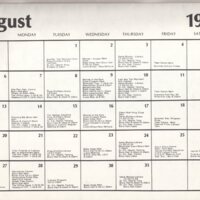 P 5 Bergenfield Borough Calendar 1978-1979