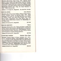 “Artists in Residence” booklet listing of performing, visual, crafts and literary artists in Bergenfield, 1977 P4.jpg