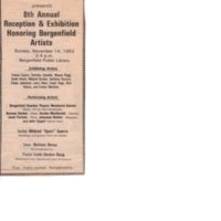 8th Annual Reception & Exhibition Honoring Bergenfield Artists advertisement.jpg