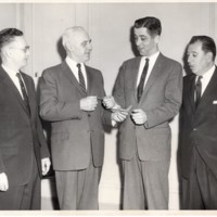 1 black and white photograph 8 x10 Pancake Festival 1959.jpg