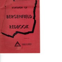 Borough of Bergenfield Redbook courtesy of Chamber of Commerce Bergenfield NJ published 1977 Cover