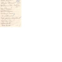 Handwritten and typed list of 50 year Bergenfield residents draft P7 front.jpg