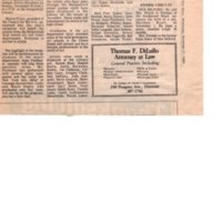 Artists Reception at Bfield Library newspaper clipping Twin Boro News Nov 21 1984.jpg
