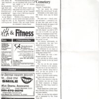 Marker Denotes Bergenfield Burials photocopy of newspaper clipping Twin Boro News May 1964 2.jpg