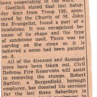 Slave Cemetery Rededication is Set for May 17 newspaper clipping March 30 1964.jpg