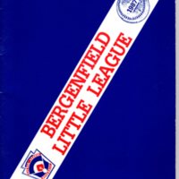 Bergenfield Little League Yearbook 1987 cover.jpg