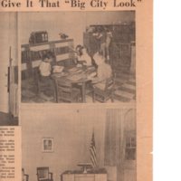 Renovations at Bergenfield Borough Hall Give It That Big City Look newspaper clipping Times Review Oct 25 1956 P1 bottom.jpg