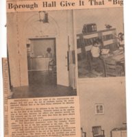 Renovations at Bergenfield Borough Hall Give It That Big City Look newspaper clipping Times Review Oct 25 1956 P1 middle.jpg