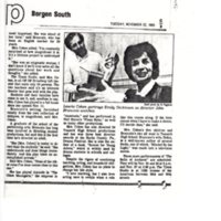 A Role With Rhyme and Reason Teaneck Teacher Plays Dickinson newspaper clipping The Record Nov 22 1983 P1 bottom.jpg