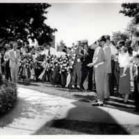 6 black and white photographs 8 x 10 VFW events and commemorations Undated 2.jpg