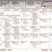 Bergenfield Report and Calendar 1973 August 2.jpg