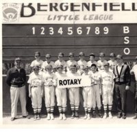 1 black and white photograph 8 x10 Rotary Club Little League 1966