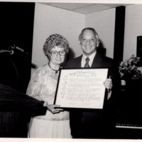 1 black and white photograph Friends of the Bergenfield Library plaques 2.jpg