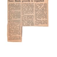 State Bank Growth is Reported newspaper clipping Times Review Feb 2 1967.jpg