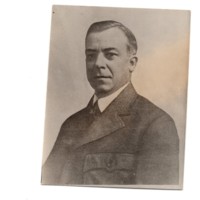 1 black and white photograph (1.75 x 2.25) Mayor Frank Winch