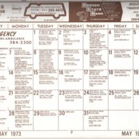 Bergenfield Report and Calendar 1973 May 2.jpg