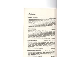 “Artists in Residence” booklet listing of performing, visual, crafts and literary artists in Bergenfield, 1977 P9.jpg