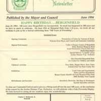 Bergenfield Newsletter June 1994