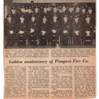 Golden Anniversary of Prospect Fire Co., (newspaper clipping) Feb. 9, 1967.jpg