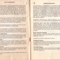 Borough of Bergenfield Redbook courtesy of Chamber of Commerce Bergenfield NJ published 1977 p. 2-3