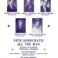 For a Better Bergenfield Vote Democratic All the Way one page flyer