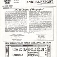P 1 Bergenfield Annual Report 1987