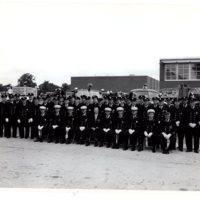 1 black and white photograph (8 x 10) Bergenfield Fire Department, July 4, 1961