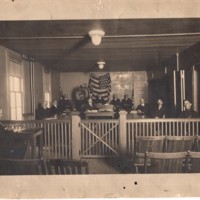 1 black and white photograph (8 ½ x 6) Mayor &amp; Council Chamber, Borough Hall