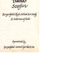 Dalmas Szeglin—Bergenfield High School Art Staff, A Selection of Work, program