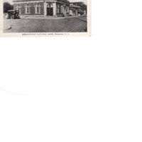 1 black and white postcard Bergenfield National Bank front.jpg