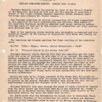 Slogan Contest Committee minutes, July 17, 1944