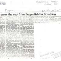 Singer Sig Singer Paves the Way From Bergenfield to Broadway twin boro news undated.jpg